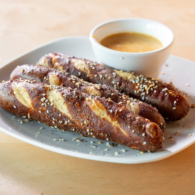 Bavarian Everything Pretzel.