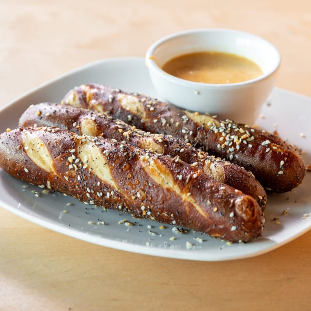 Bavarian Everything Pretzels.