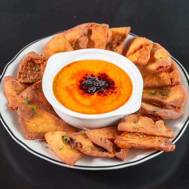 Red Pepper Hummus.