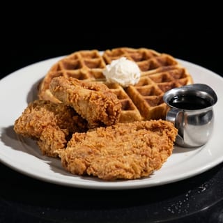 Fried Chicken and Waffle