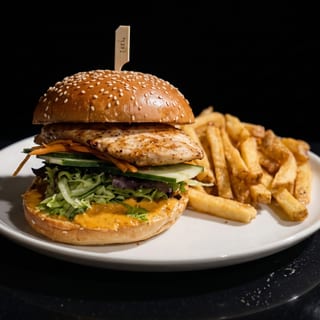 Hardwood Grilled Chicken Burger